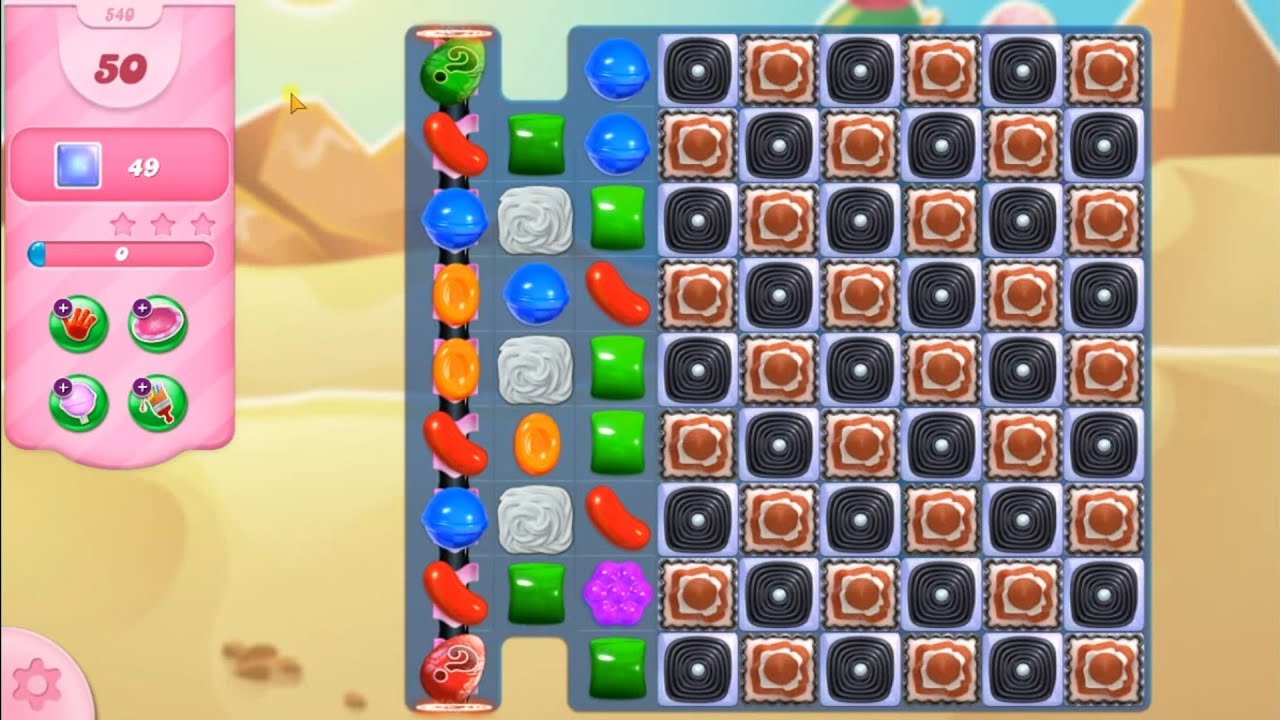 Candy Crush Saga Level 540 NO BOOSTERS