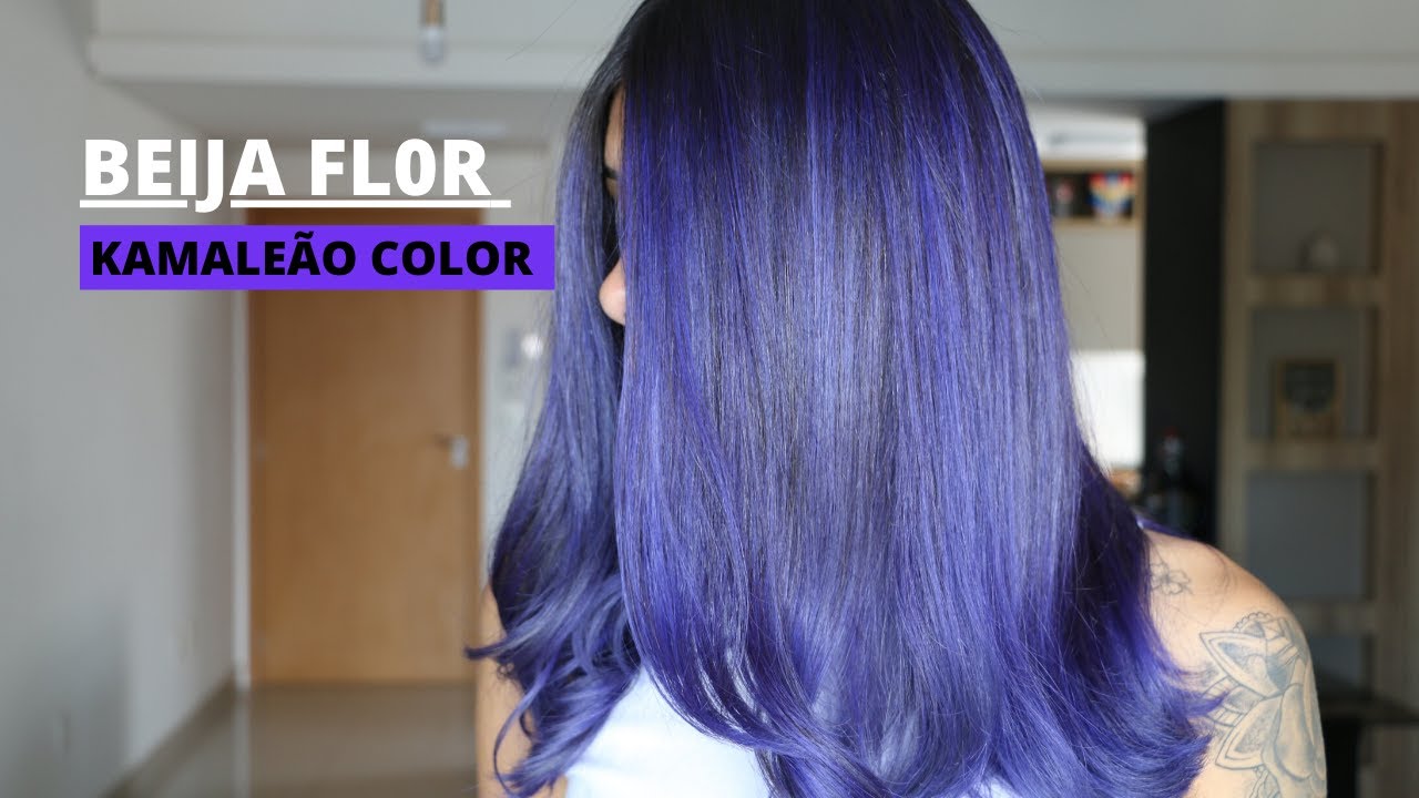 CABELO ROXO COM TONALIZANTE BEIJA FLOR | KAMALEÃO COLOR | Por @jhessi_oliv