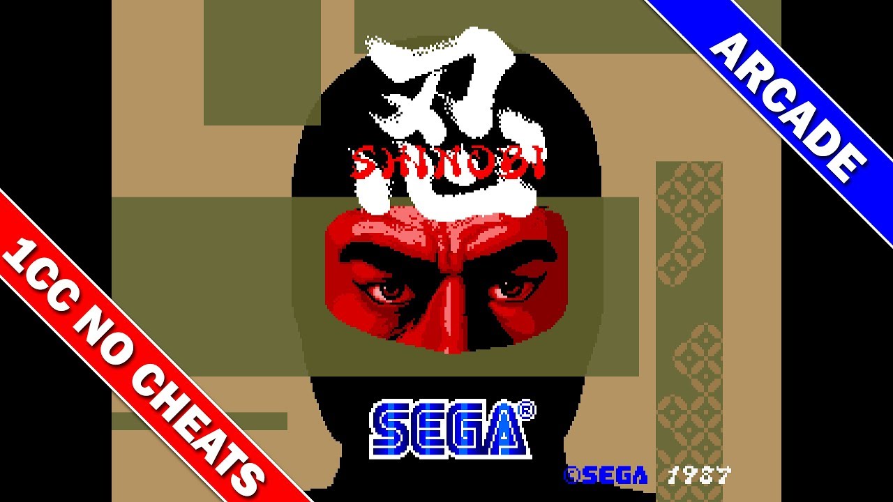 Shinobi (USA) 1CC (Hardest Difficulty) [Arcade]