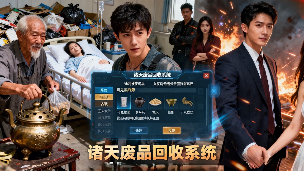 [Multi SUB] ｜绑定“诸天废品回收系统”，可将废品兑换成丹药、古玩、技能等物品！#剧能充电站 #MiniDrama#精彩大陆短剧