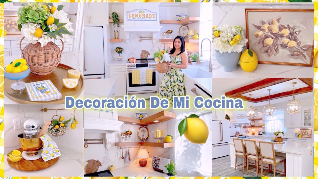 Nueva 🍋Cocina De Verano-Decoración De Limones Para Mi Cocina - Verano 2025