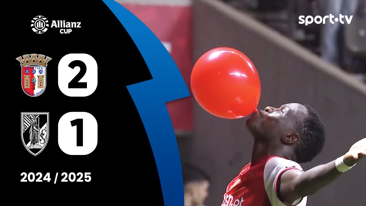 Resumo: Braga 2-1 Vitória SC - Taça da Liga | sport tv