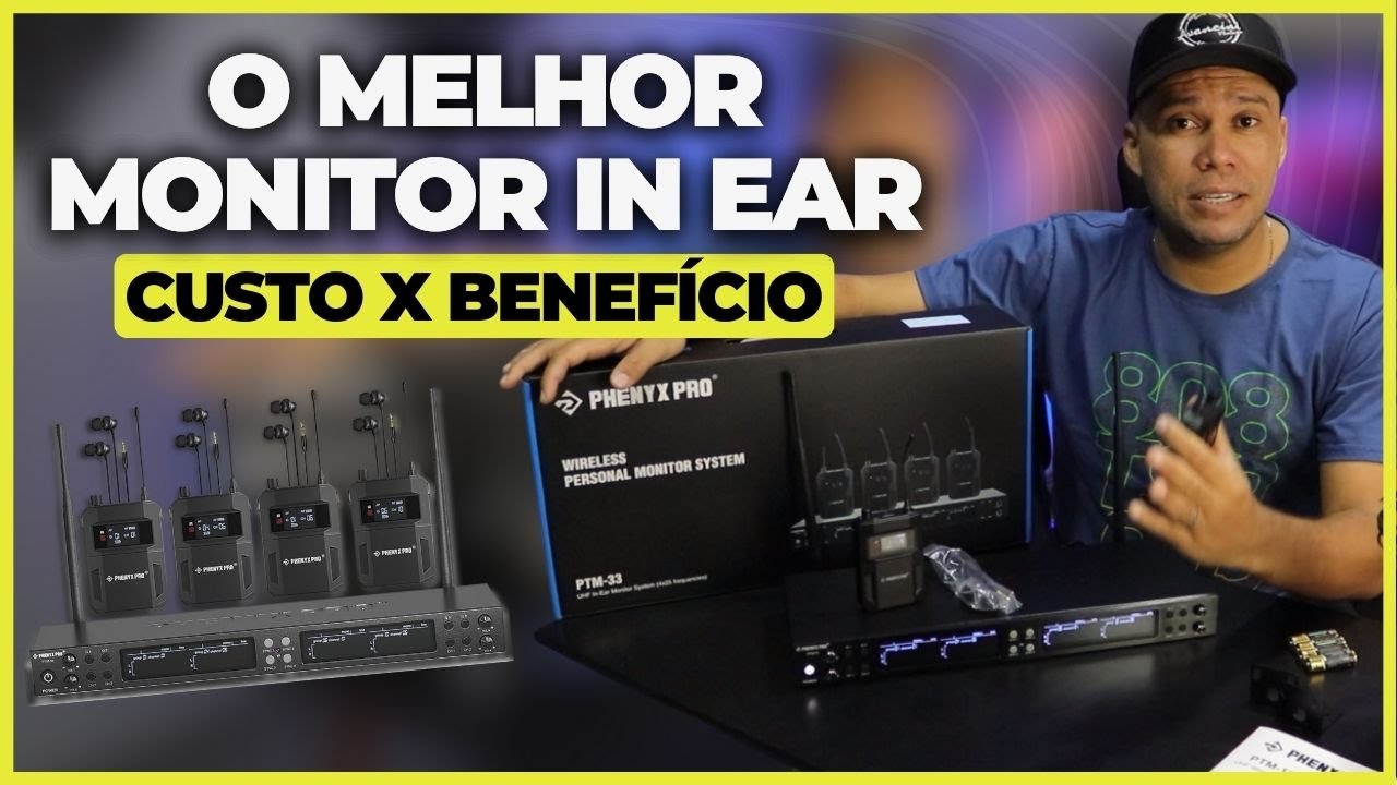 PHENYX PRO PTM 33 - MONITOR DE PALCO WIRELESS - REVIEW COMPLETO