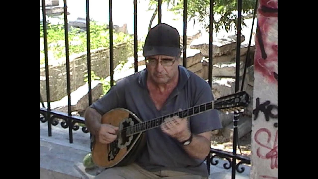 Bouzouki Player in the Plaka
