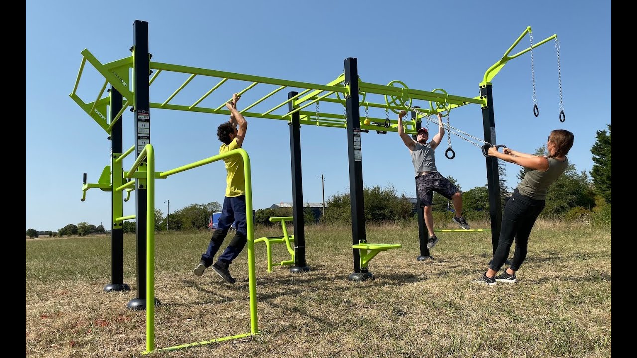 Cross training V2, agrès fitness de plein air - Gamme Street workout