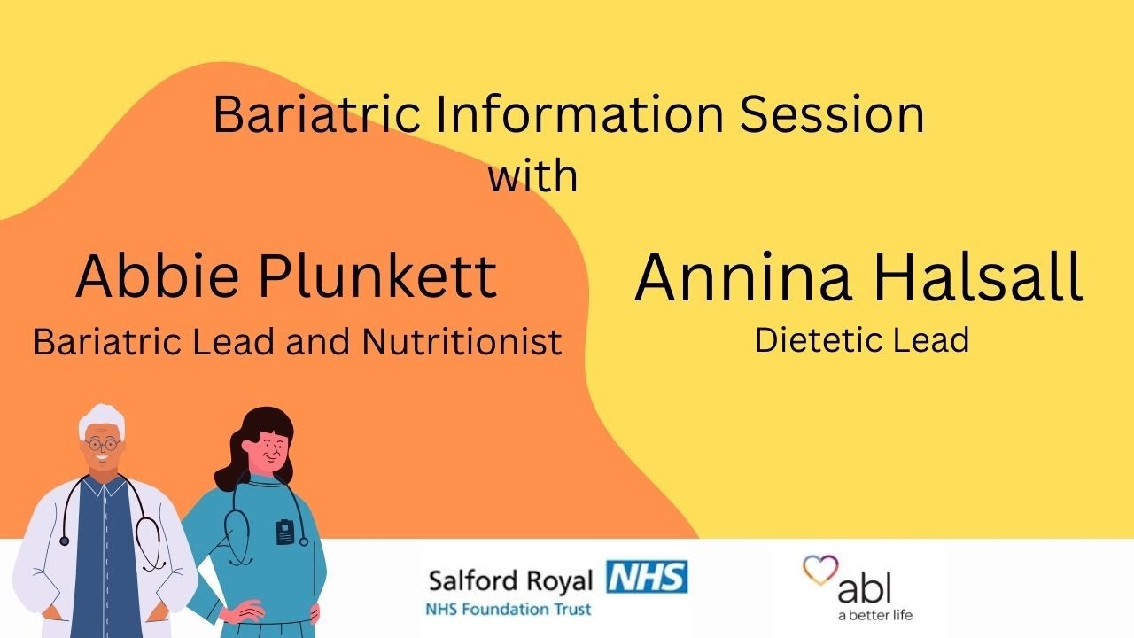 Bariatric Information Session with Abbie Plunkett and Annina Halsall