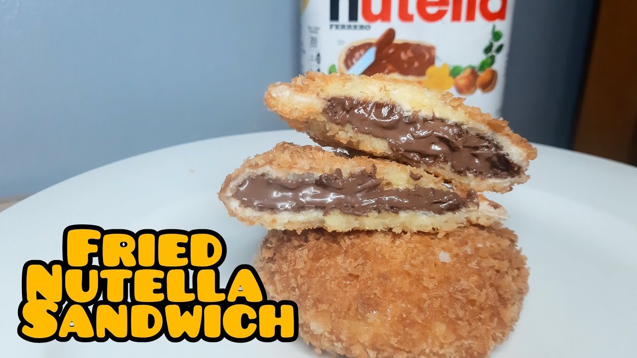 Fried nutella sandwich | Quick and easy recipe
