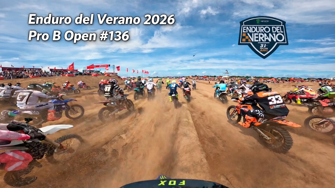 Enduro del Verano 2026 MOTOS EDV ON BOARD #136 Allue G. PRO B Open - Carrera Completa #EDV31Años