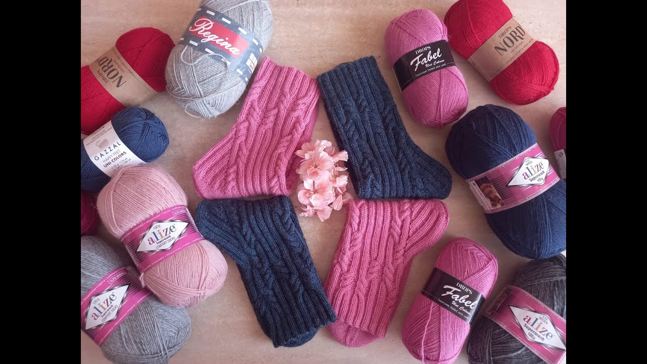 МК  носков #Лианы_socks 1 часть.