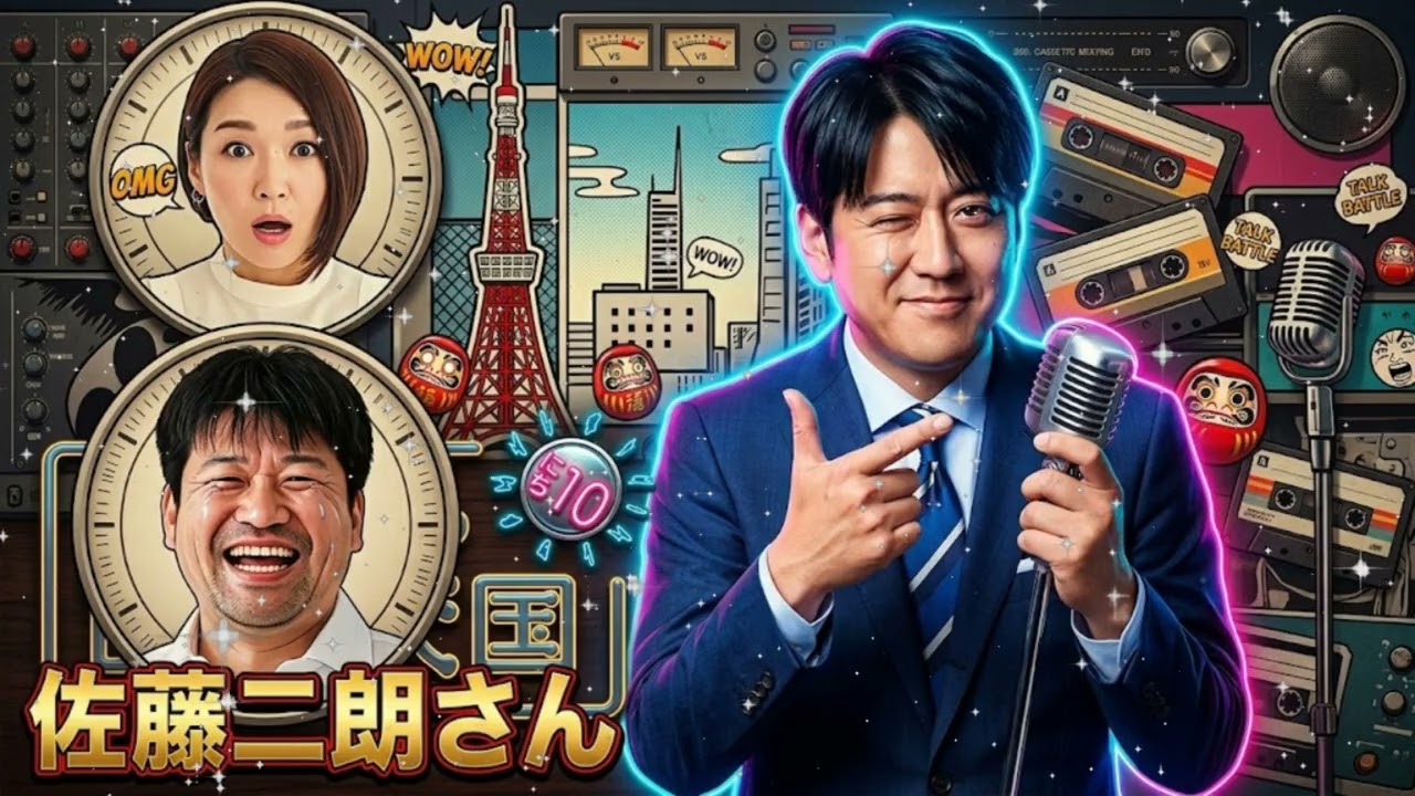 🌈 予測不能の佐藤二朗 vs 完璧にさばく安住紳一郎 | 中澤有美子も涙目の爆笑ゲストトーク | 日曜天国