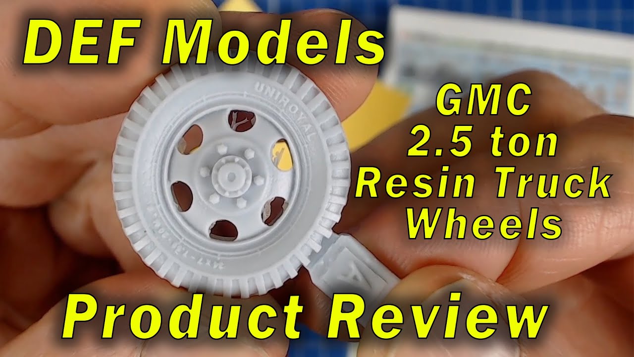 Amazing GMC Truck Resin Wheels - DEF Models