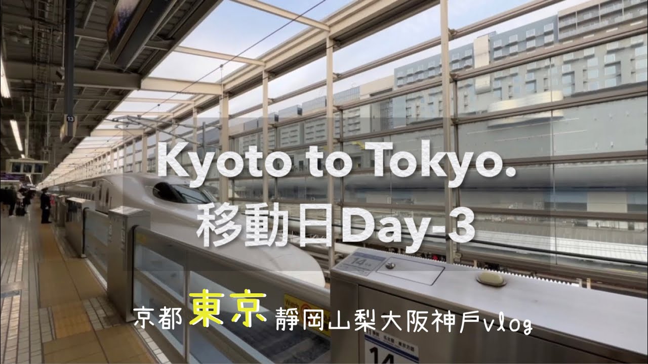 日本14天Vlog-Day-3・從京都搭新幹線至東京・駅弁・SHAKE SHACK漢堡店・超讚奶昔・六本木居酒屋超推-権八・新宿的週五夜晚/一天兩萬步走到腳斷掉