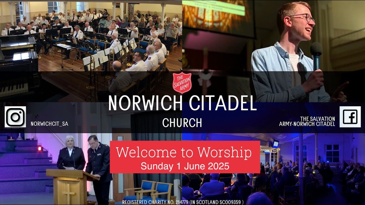 Norwich Citadel Online Worship | 1 June 2025 | Living in God's Vineward | Cadet Hannah Carr