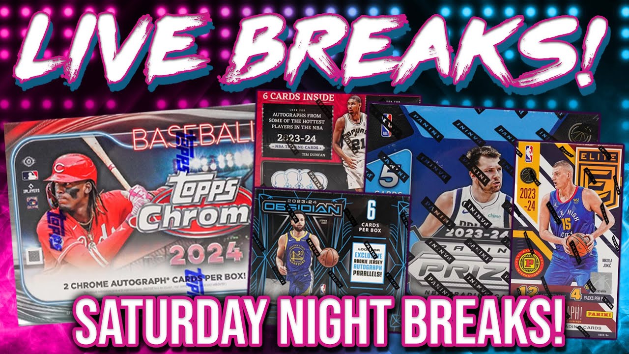 SATURDAY NIGHT BREAKS!! | Chrome MLB + *NEW* International NBA + WWE & More (RGL #3066-3077)
