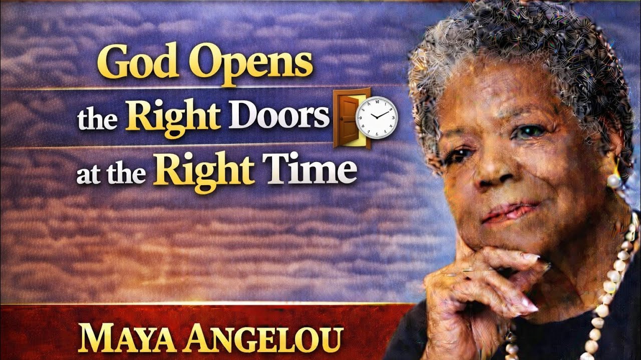 God Opens the Right Doors at the Right Time | Maya Angelou | Motivational Speech