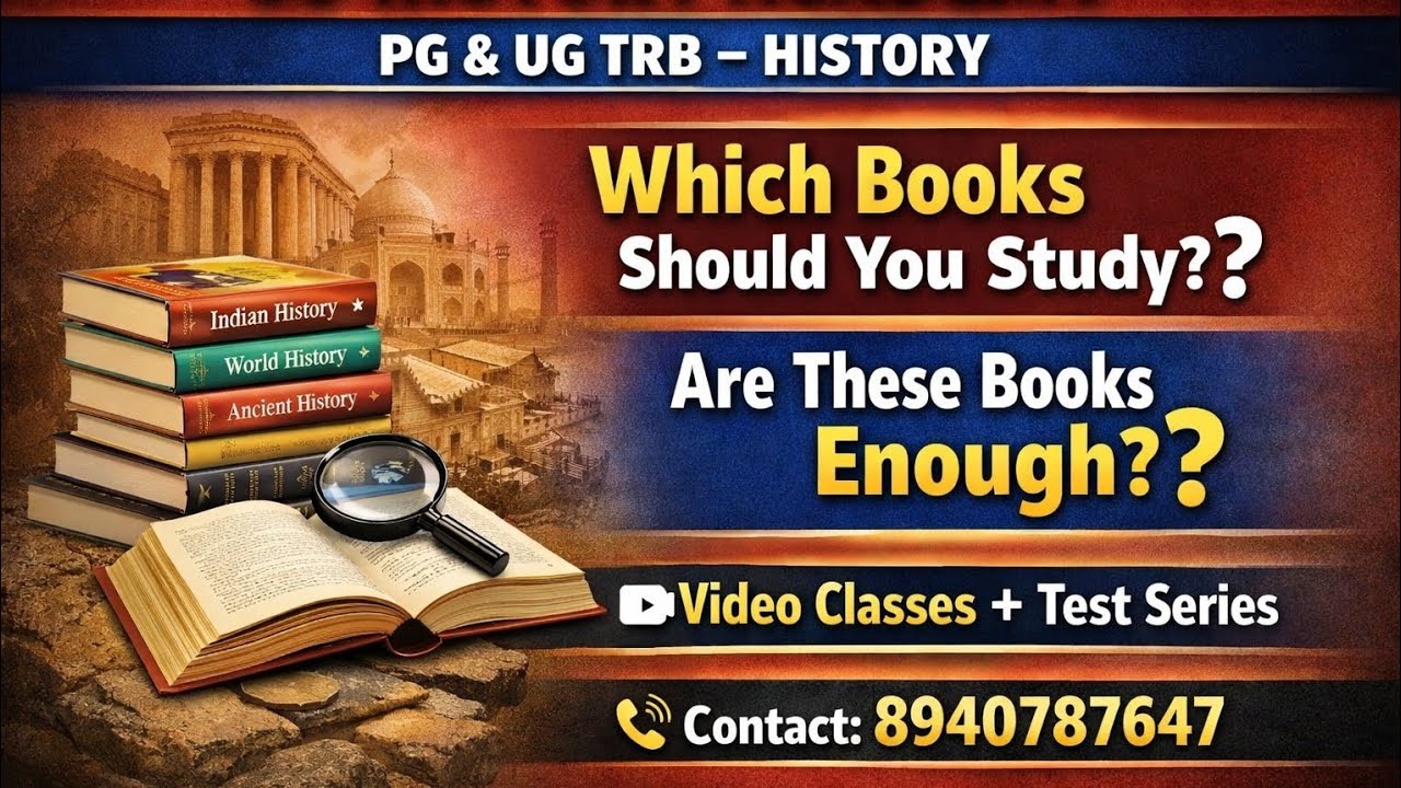 PG & UG TRB BOOK REFERENCE #motivation #history #pgtrb #trb #testseries #onlinetestbatch #tnpscstudy