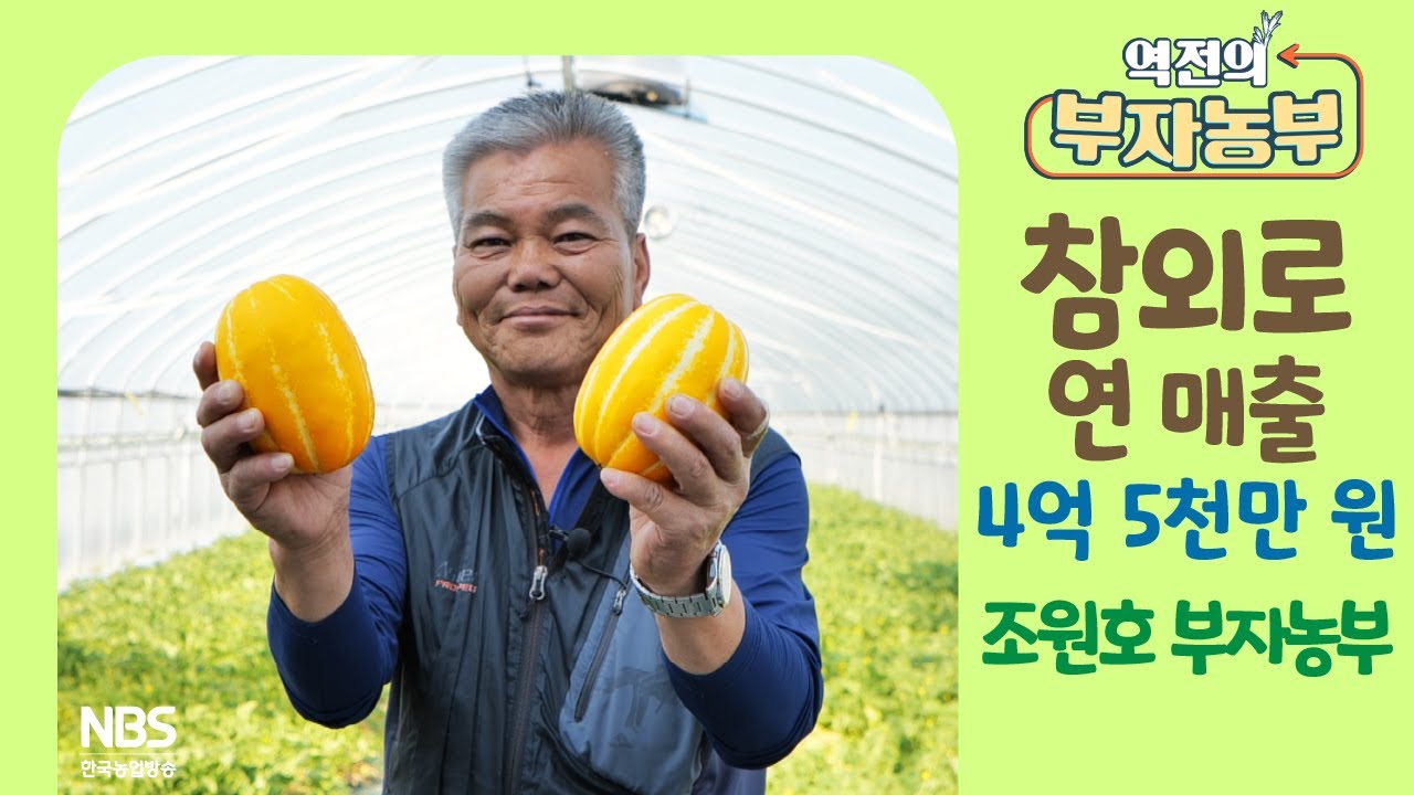 [역전의부자농부 303회] 참외로 연 매출 4억 5천만 원! 경북 성주 조원호 부자농부