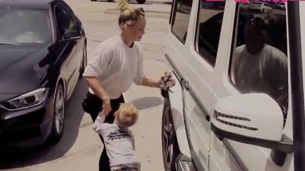 Hilary Duff defends her son