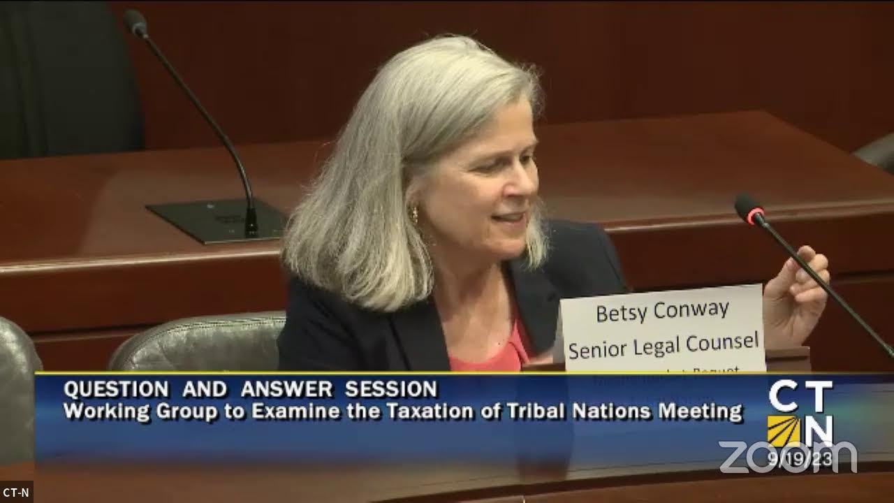 Working Group to Examine the Taxation of Federally Recognized Tribal Nations