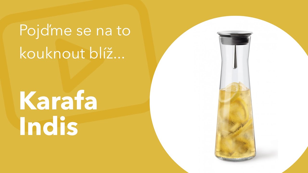 Česk&aacute; skleněn&aacute; karafa na vodu i hork&eacute; n&aacute;poje