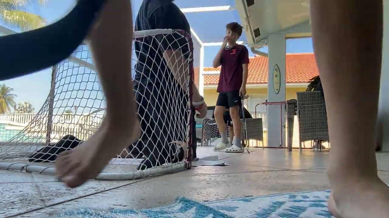 Knee hockey series game 3