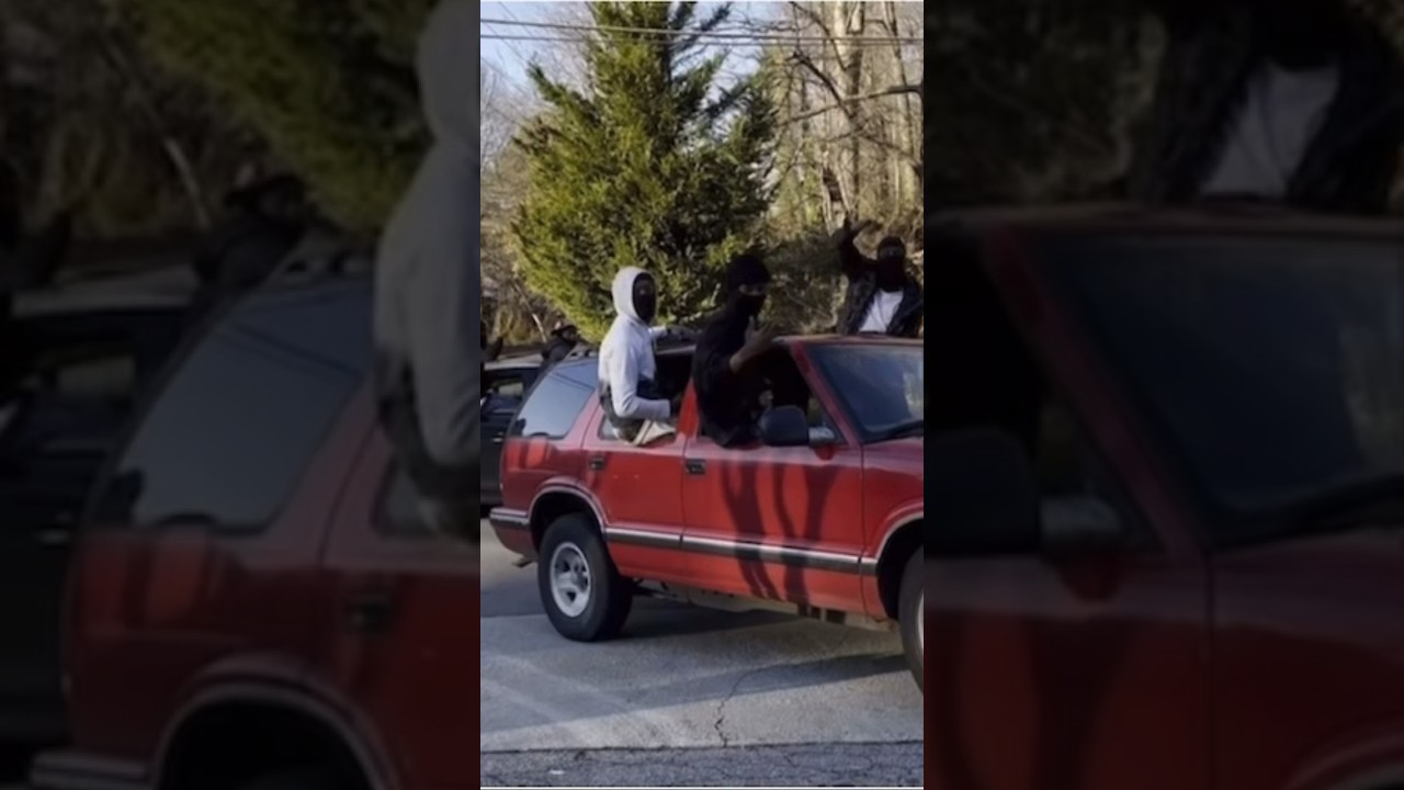 Gangster Motorcade in Atlanta Hood / Stone Mountain GA #shorts
