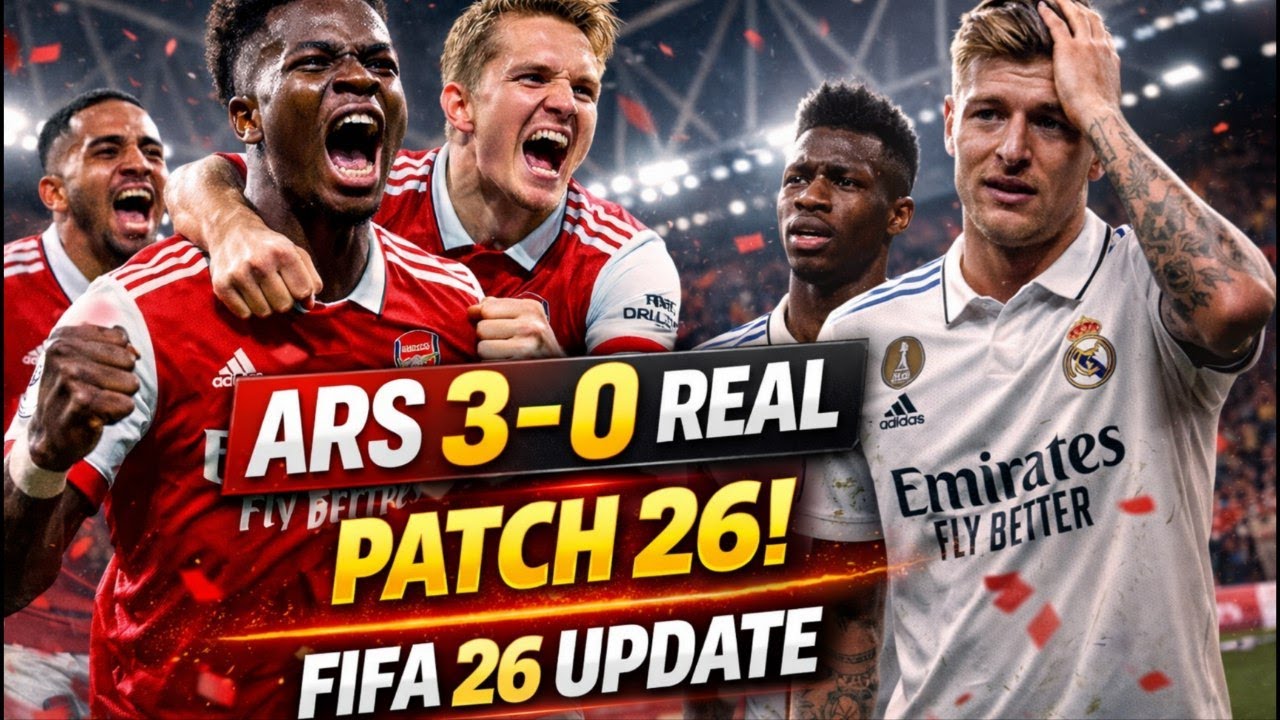 REAL MADRID SHOCKED! Arsenal 3–0 Madrid | What a Game 💥| FC 19 Gameplay | FC19 PATCH TO FC 26