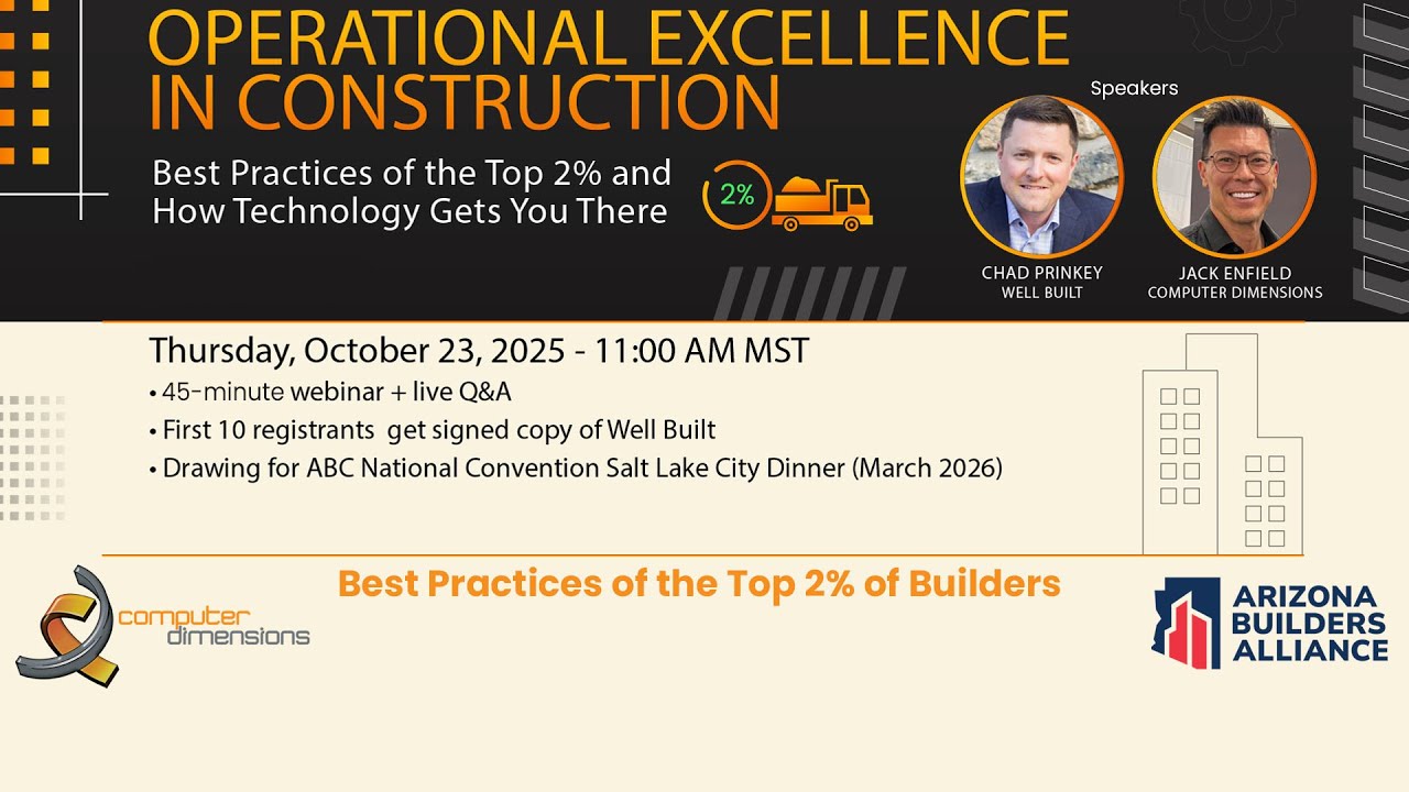 𝐎𝐩𝐞𝐫𝐚𝐭𝐢𝐨𝐧𝐚𝐥 𝐄𝐱𝐜𝐞𝐥𝐥𝐞𝐧𝐜𝐞 𝐢𝐧 𝐂𝐨𝐧𝐬𝐭𝐫𝐮𝐜𝐭𝐢𝐨𝐧: 𝐁𝐞𝐬𝐭 𝐏𝐫𝐚𝐜𝐭𝐢𝐜𝐞𝐬 𝐨𝐟 𝐭𝐡𝐞 𝐓𝐨𝐩 𝟐% | 𝐖𝐞𝐛𝐢𝐧𝐚𝐫 𝐑𝐞𝐩𝐥𝐚𝐲