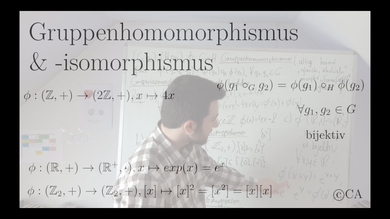 Gruppenhomomorphismus Isomorphismus Erklärung Beispiele (Algebra, Gruppentheorie)