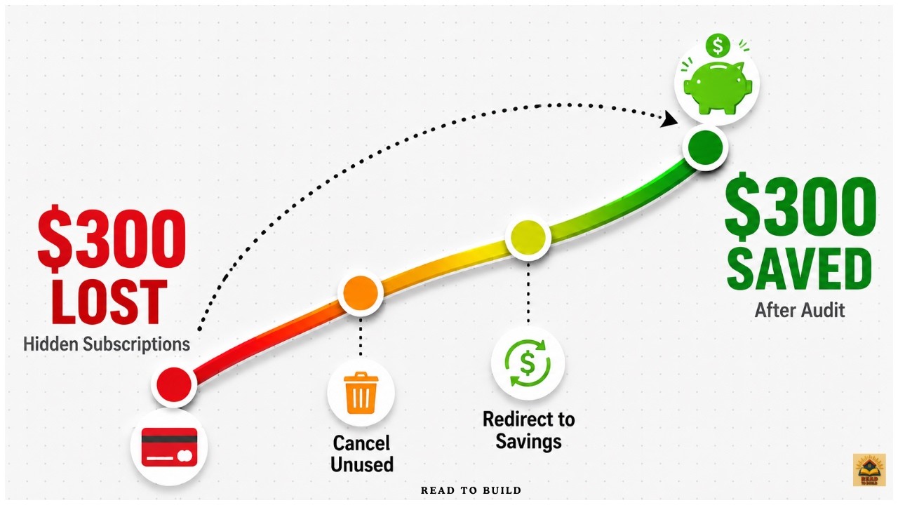 Subscription Audit: Find Hidden Charges Draining $300+ From Your Budget | Read to Build