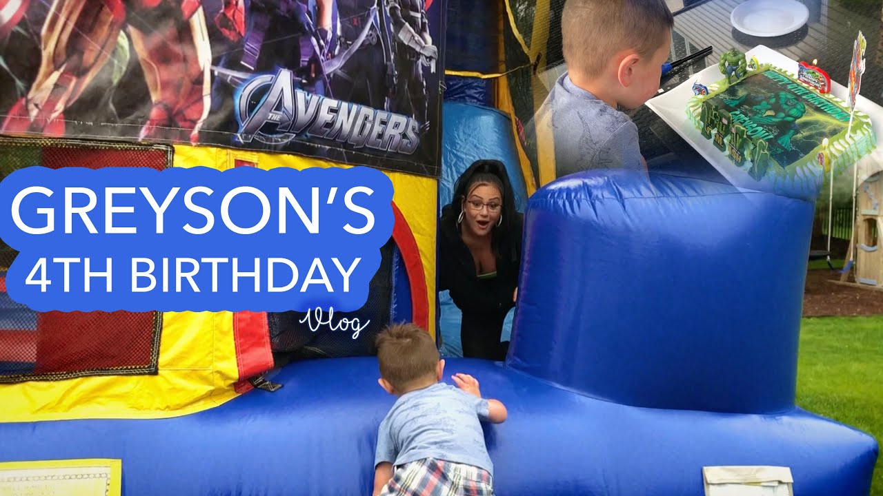 GREYSON'S BOUNCE HOUSE BIRTHDAY || JWOWW SOCIAL DISTANCING VLOG #4