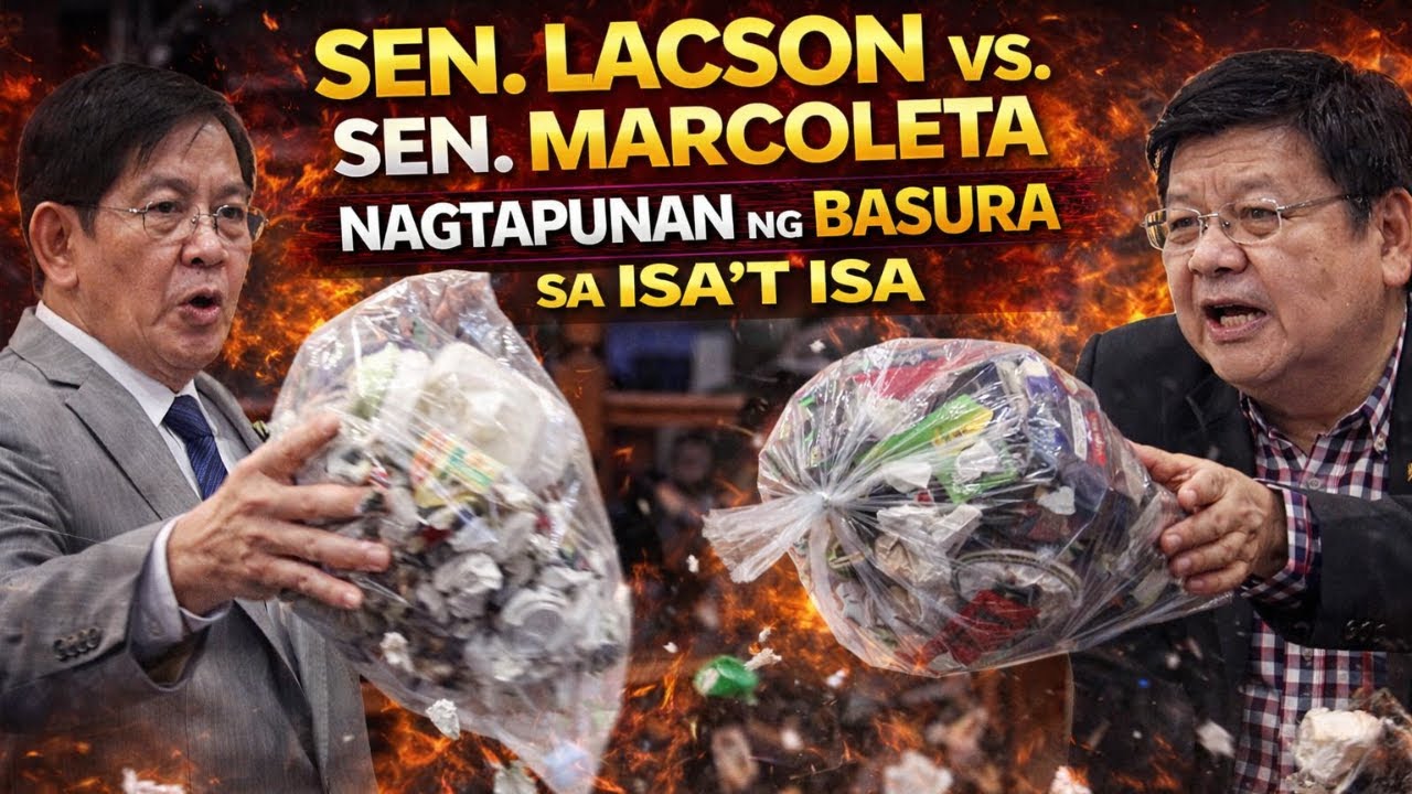 SEN LACSON VS. SEN MARCOLETA, NAGTAPUNAN NG BASURA SA ISA'T ISA