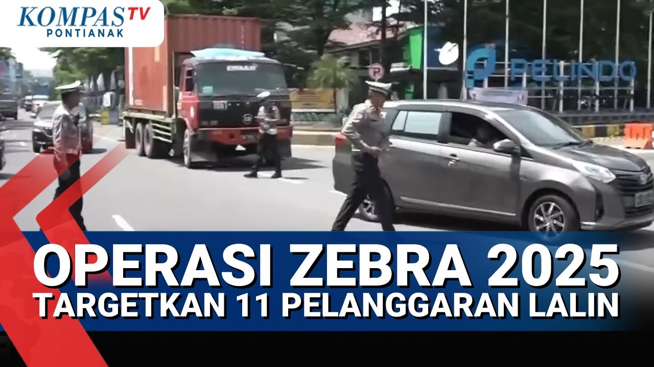 Operasi Zebra 2025 Digelar Serentak Diseluruh Indonesia, Polisi Targetkan 11 Pelanggaran Lalu Lintas