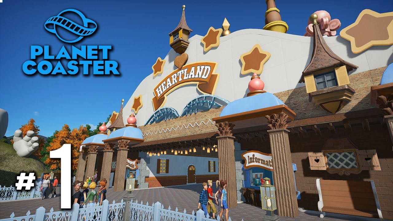 สวนสนุกสำหรับคนเมือง - Planet Coaster #1(HEARTLAND V2)
