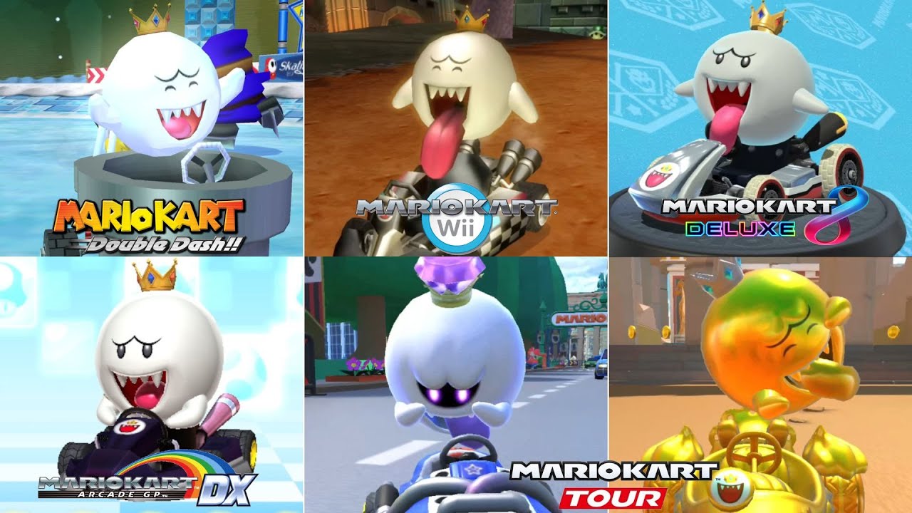 Evolution Of King Boo Characters In Mario Kart Games [2003-2020]