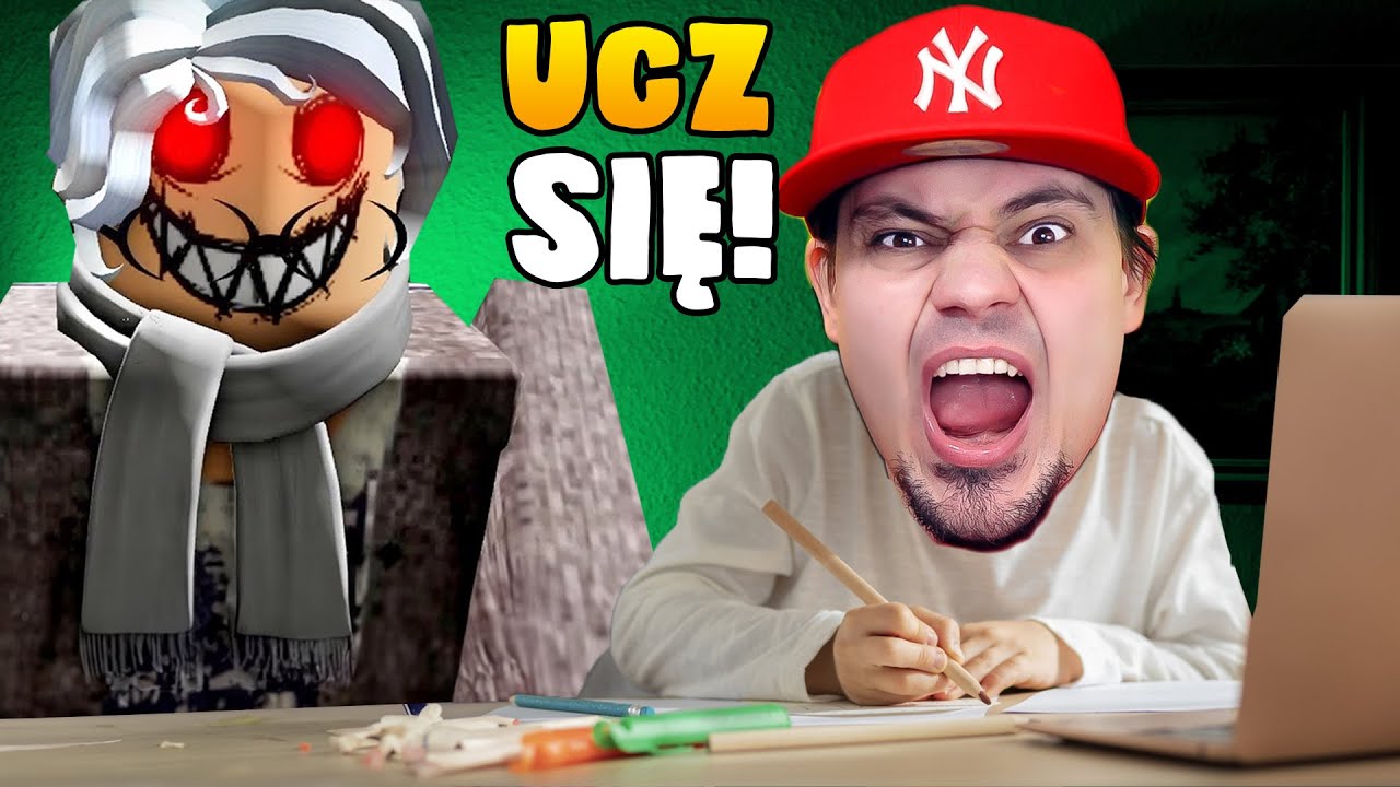 TWOJA surowa BABCIA rozkazuje Ci SIĘ UCZYĆ! 👪 Roblox Weird Sus Grandma (Ending)