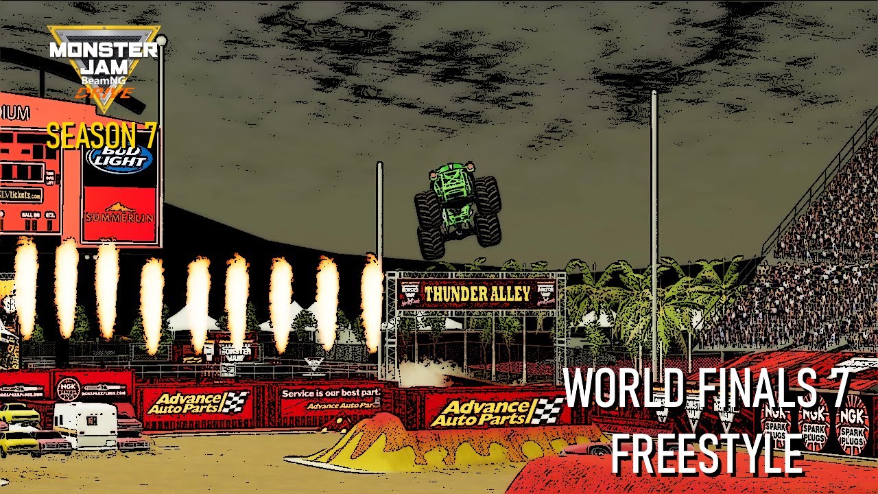BeamNG Monster Jam Series | Season 7 | World Finals 7 | Freestyle