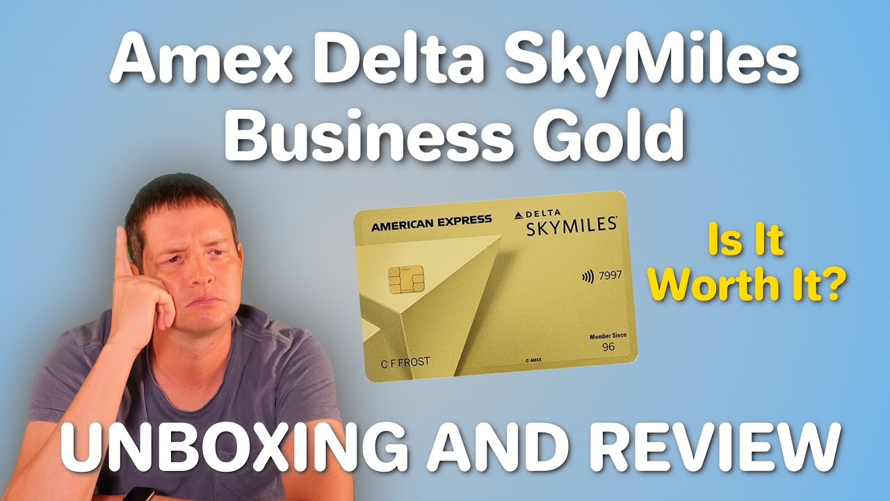 Amex Delta SkyMiles Business Gold Unboxing and Review - Is This Card Worth a Spot in Your Wallet?