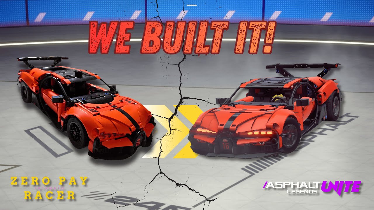 We Built The Lego Chiron for Asphalt! 😱 Timelapse & Comparison feat. Special Guest