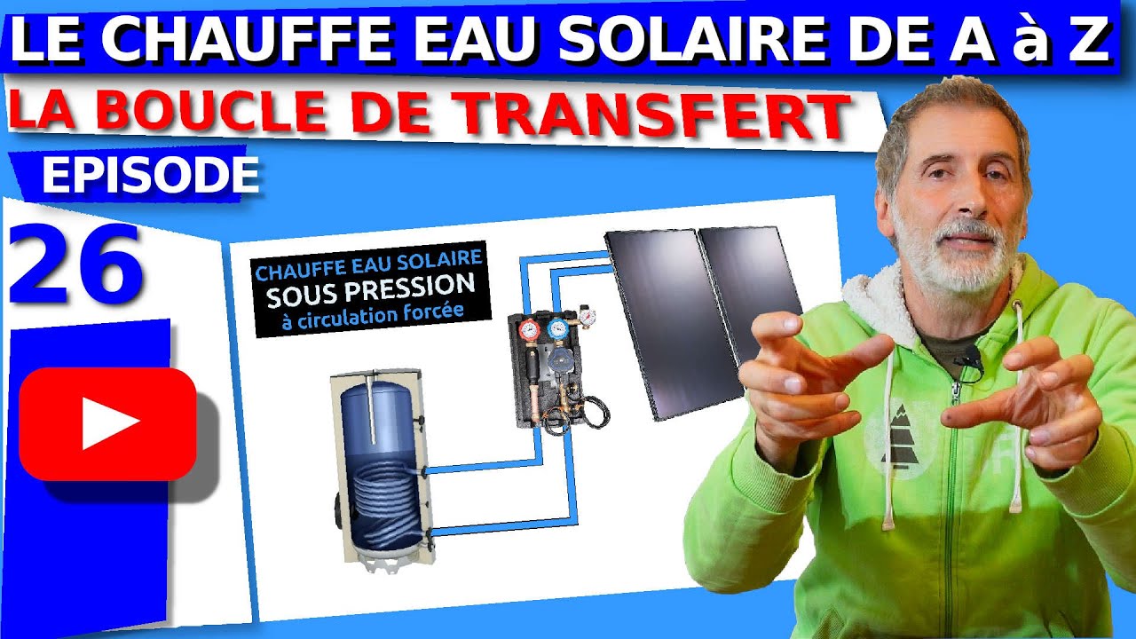 TOUT SAVOIR SUR LE CHAUFFE EAU SOLAIRE – ÉPISODE 26 - LA BOUCLE DE TRANSFERT