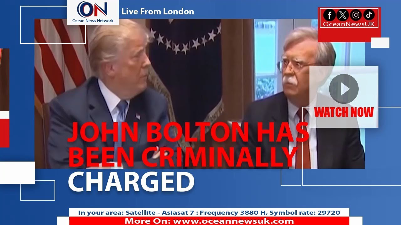 Former US National Security Adviser John Bolton has been criminally charged