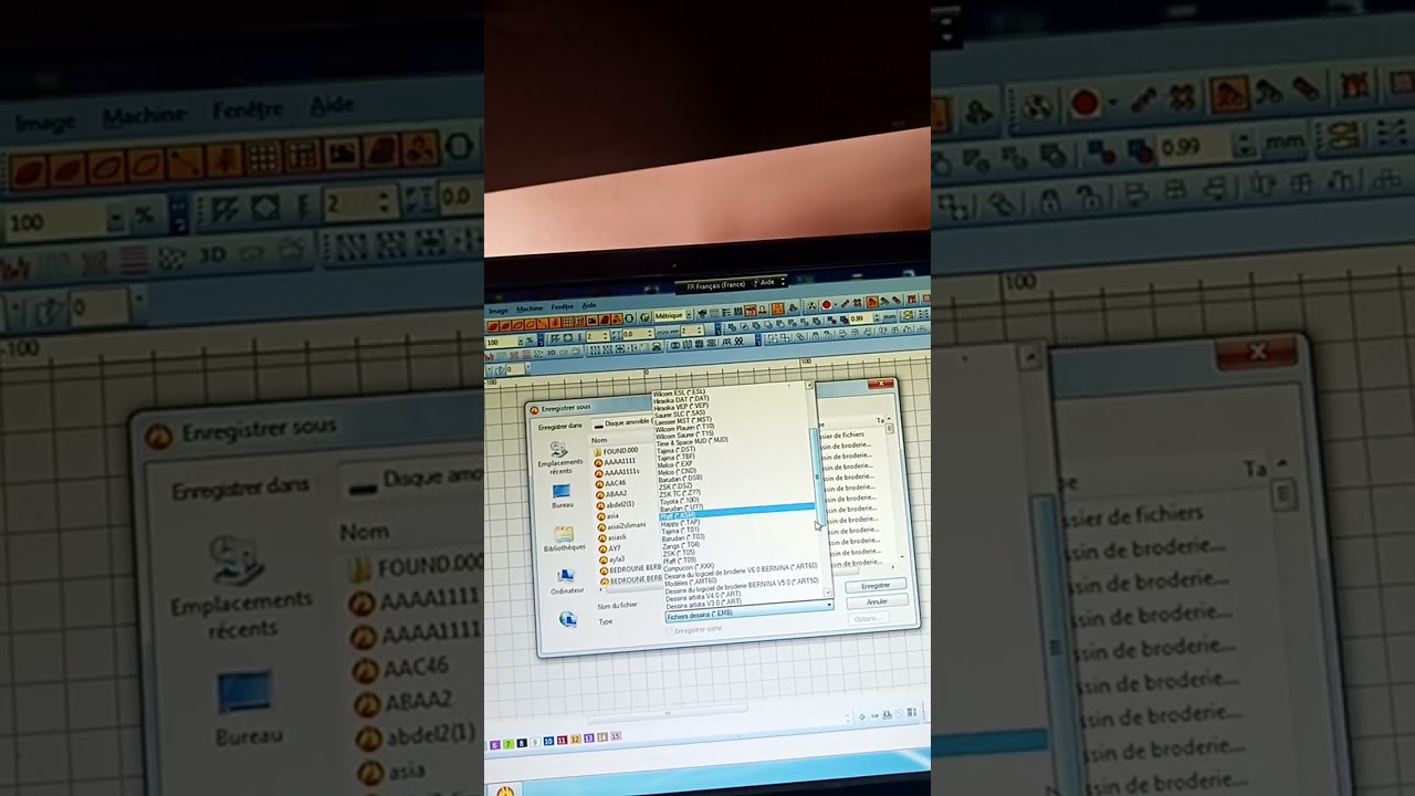 تحويل رشمة من pes إلى dst