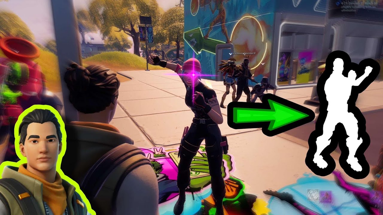 They never expected this Default skin to Copy emotes in Party Royale
