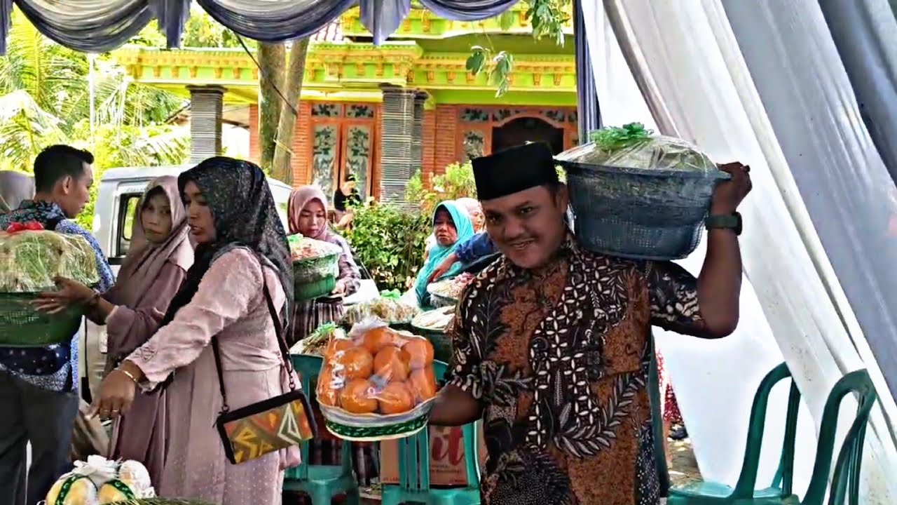 Ngunduh Mantu‼️Full Jajanan Buat Orang Satu Kampung,Tradisi Adat Jawa Meriah Bikin Kangen Orang Kota
