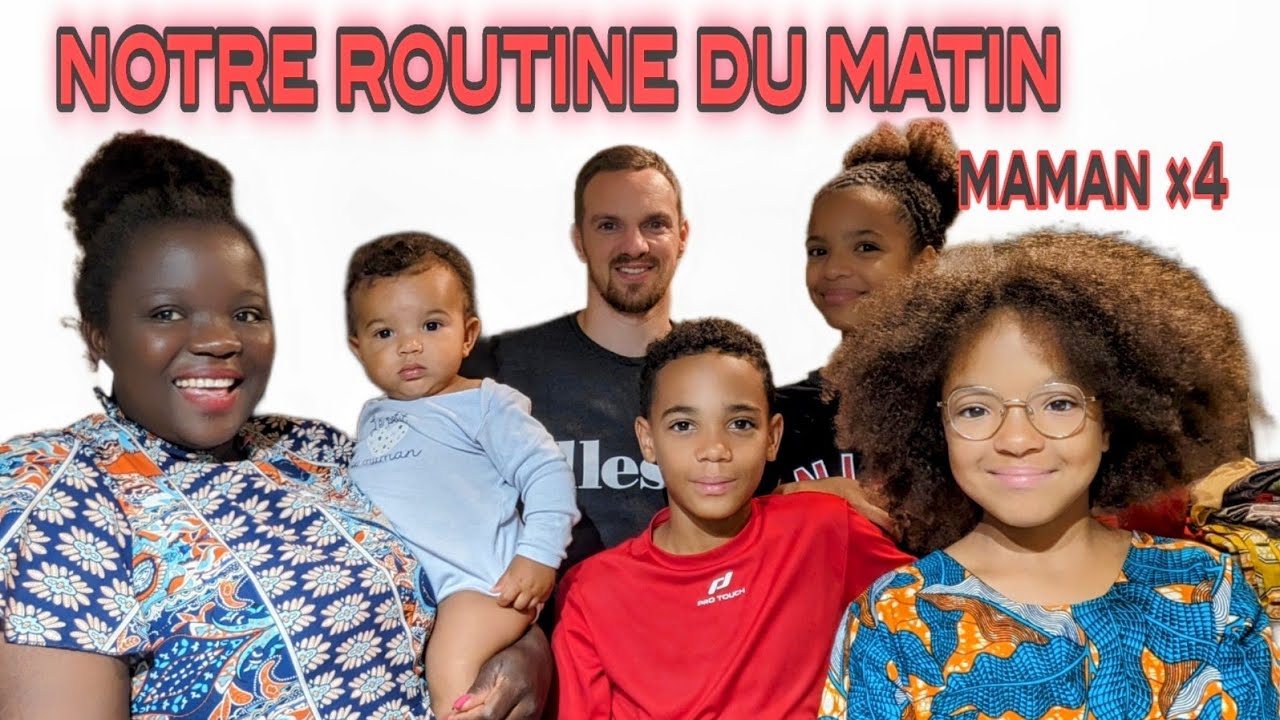 Notre routine avant l'école // famille nombreuses
