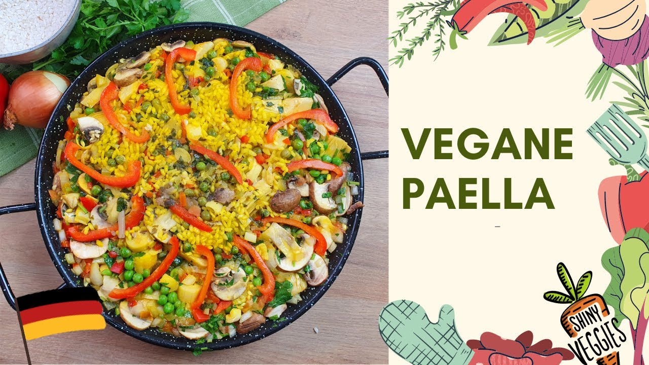 Vegane Paella | Paella Rezept | Wie macht man vegane Paella Schritt für Schritt | Shiny Veggies