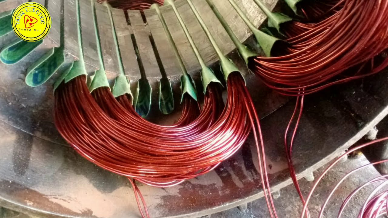 Heco 1 HP single phase 1460 rpm motor ka winding data & winding Karne Ka Tarika ||TariqElectric