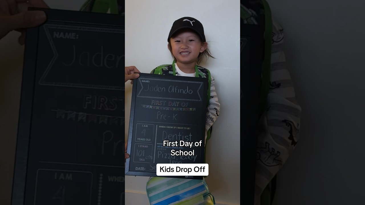 Very First Day of School! #school #firstday #kids #canada #canadalife
