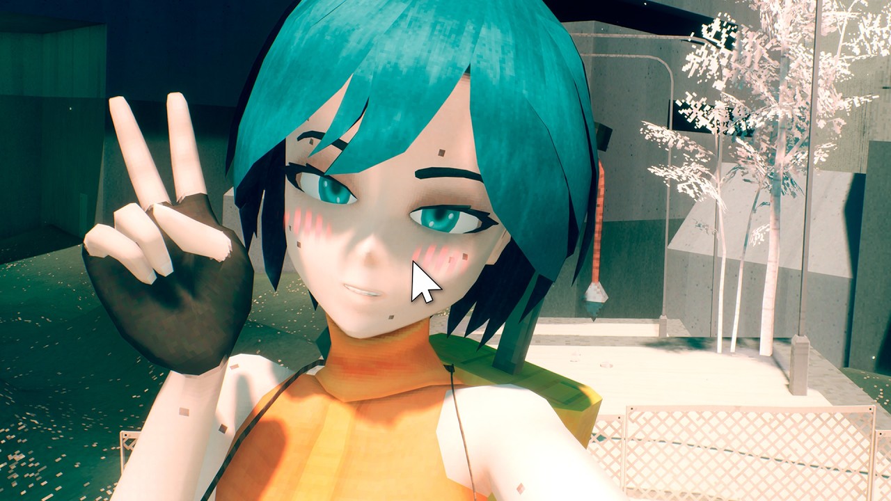 I made an interactive selfie mode