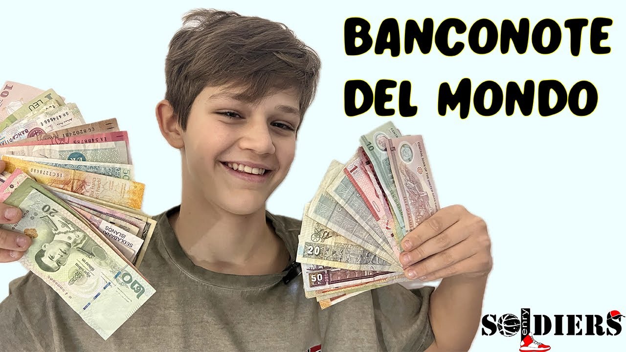 Banconote straniere, la mia collezione da 20 paesi del mondo.
